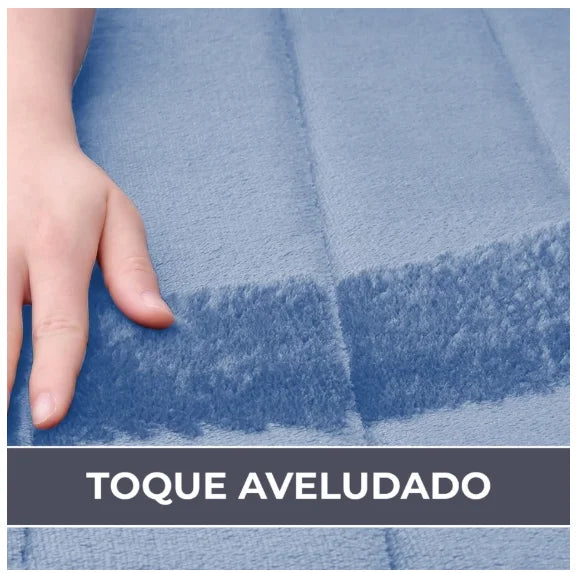 Tapete De Banheiro Antiderrapantes Em Relevo De Calçada Almofada De Espuma De Memória