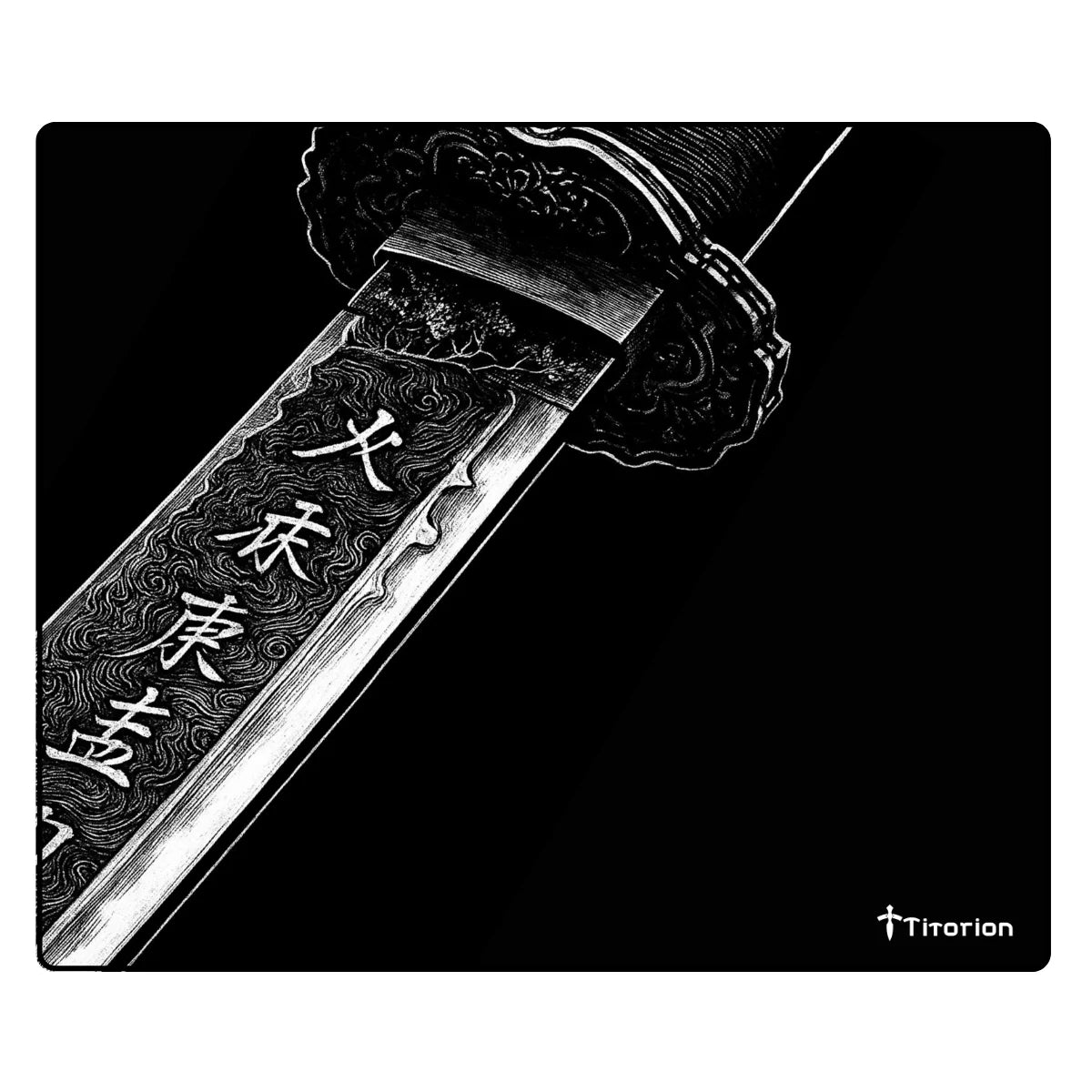 APEX Control Professional 49x42 Mousepad Branco Preto Hexágono Ergonômico Titorion Mouse Pad Gamer