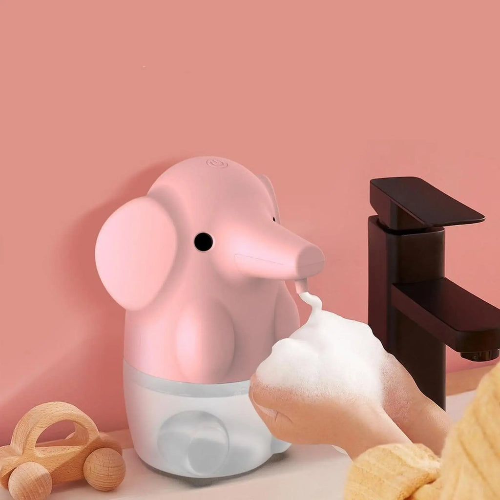 Dispensador de Sabão Líquido Capybara Sem Toque, Dispensador Automático de Sabão para Crianças, Acessórios para Banheiro e Cozinha USB