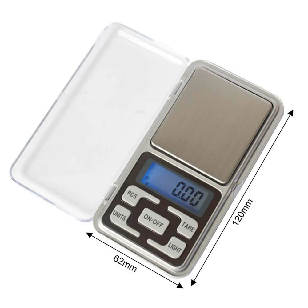 Mini Balança Digital Portátil 0,1g a 500g | De Mão e Alta Precisão Laboratorial para Joias, Ouro, Prata e Outros Minérios