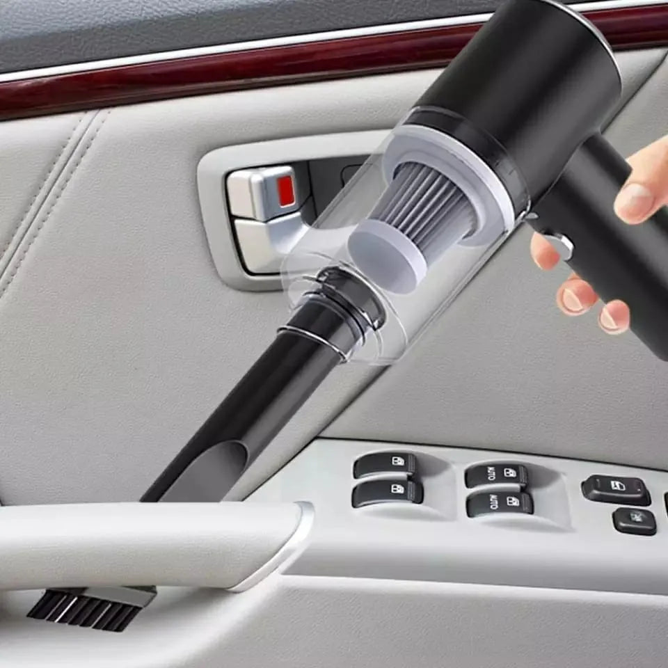 Mini Aspirador de Pó Portátil Premium para Carro e Casa com USB
