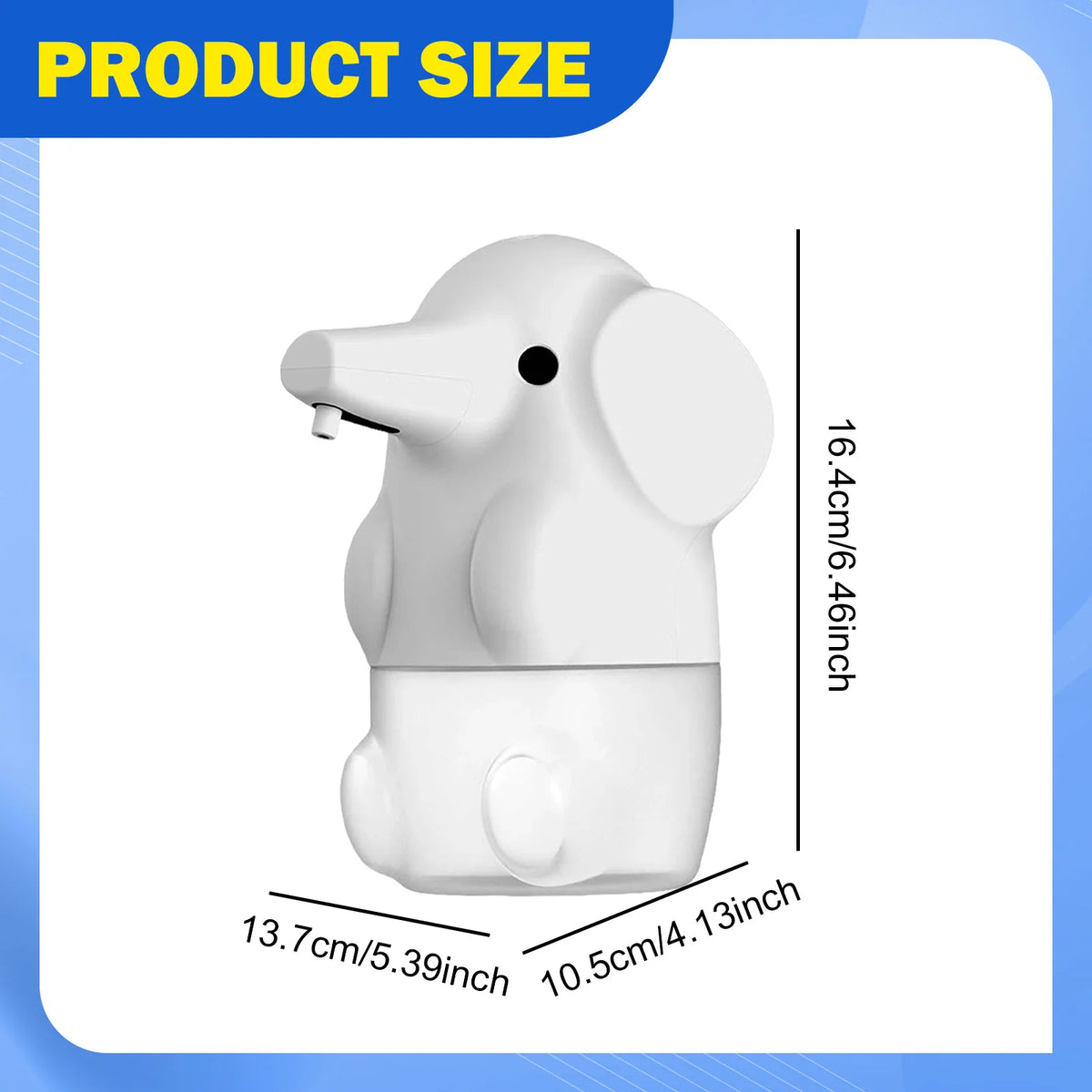 Dispensador de Sabão Líquido Capybara Sem Toque, Dispensador Automático de Sabão para Crianças, Acessórios para Banheiro e Cozinha USB