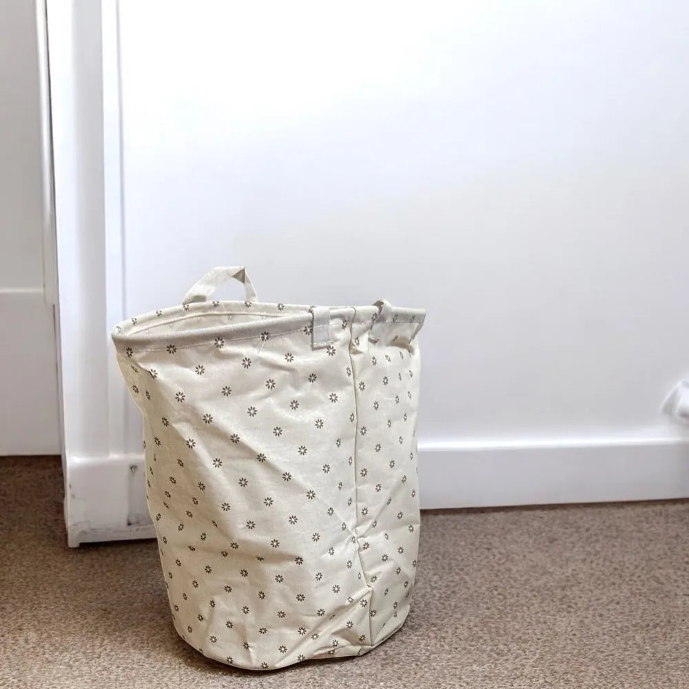 Cesto Organizador Dobrável para Roupa Suja e Brinquedos – Impermeável, Portátil e com Alça