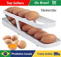 Suporte Organizador de Ovos Para Geladeira Prateleira 2 Andares - Neverdie Store