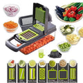 Profissional Multiuso Cozinha Slicer Aço Inox 16 em 1 Fatiador Cortador Ralador De Legumes Verduras Frutas Alimentos