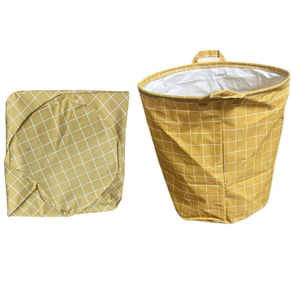 Cesto Organizador Dobrável para Roupa Suja e Brinquedos – Impermeável, Portátil e com Alça