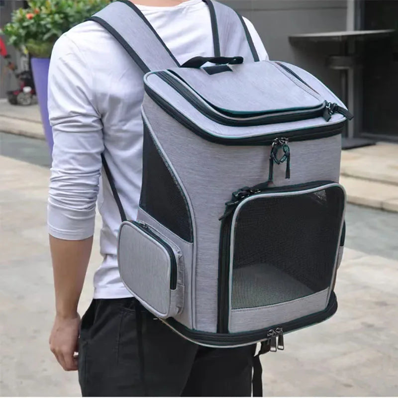 Mochila Bag Transportadora Pet - Dobrável e Respirável