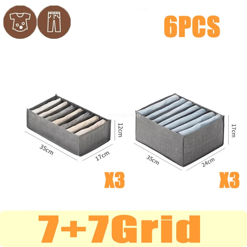 Organizador para Gavetas Organizador de Roupas Calças  Caixa de Armazenamento para Calças, Organizador de Gaveta para Calças Jeans, Meias, Roupa Íntima  Armazenamento de Guarda-Roupa para Camisetas