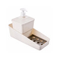 Dispenser Porta Detergente Esponja Marmore 600ml Plasutil