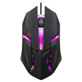 Teclado Mecânico Retroiluminado de 104 Teclas Teclado de Jogo com Fio  Conjunto de Teclado e Mouse Luminosa à Prova d'Água para Gamer PC Laptop Escritório