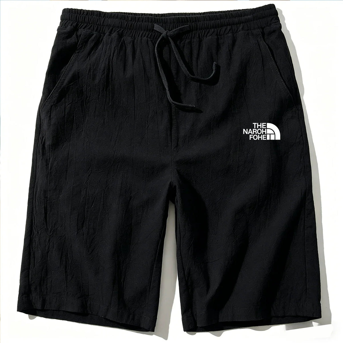 Shorts Masculino Algodão e Linho - Leve Respirável Estilo Praia