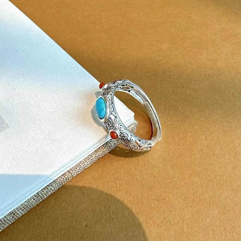 Anel Prata 925 Vintage Feminino - Zircônia Brilhante Noivado