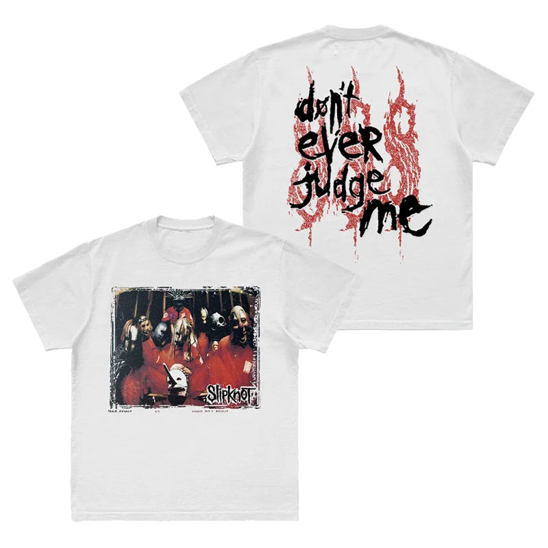 Camiseta Slipknot Gótica 100% Algodão - Estampada Streetwear Unissex