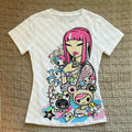 Cropped Feminino Grunge Y2K - Camiseta Gótica Vintage Anos 90