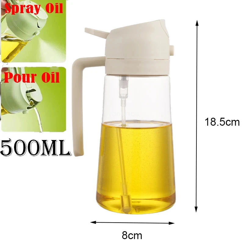 Garrafa de spray para pulverizador de óleo produtos de cozinha dispensador de óleo atomizador para cozinhar garrafa de cozinha para cozinhar saudável cozimento