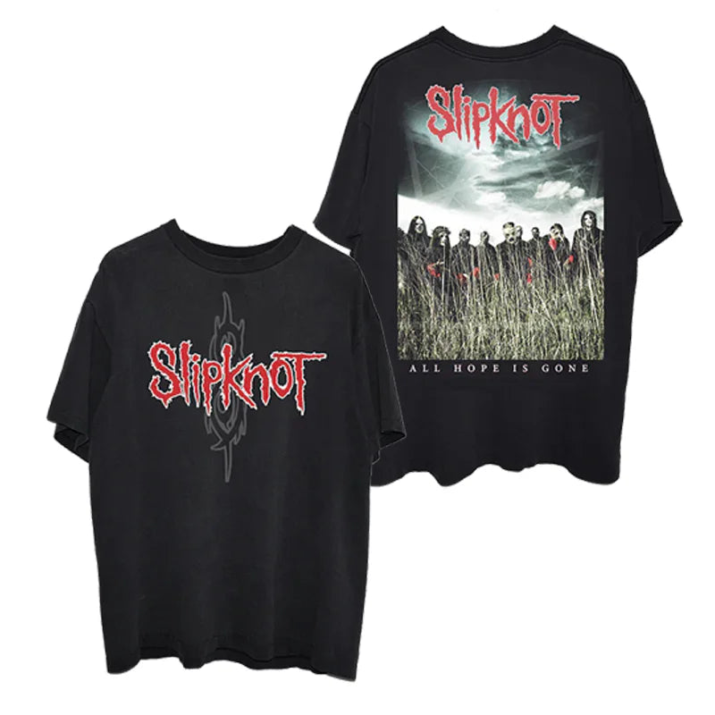 Camiseta Slipknot Gótica 100% Algodão - Estampada Streetwear Unissex