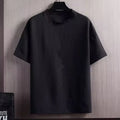 Camiseta Masculina Casual Anti-Rugas - Manga Curta Solta Verão