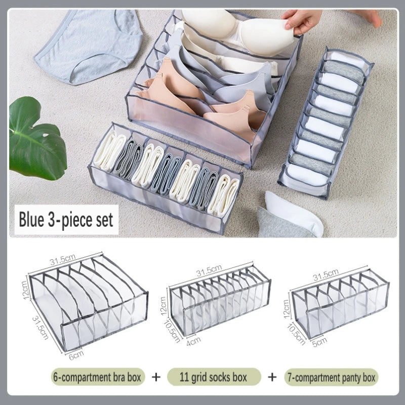organizador de roupas íntimas armários de roupas  organizadores de armário de caixa  gaveta dobrável para organização doméstica e prateleira para armazenamento de sutiãs no quarto