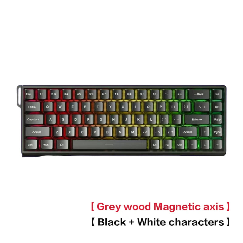 Teclado AULA WiN 60 Eixo Magnético RT Personalizado Mecânico Conexão com Fio para Jogos com Driver para Taxa de Resposta de 8K