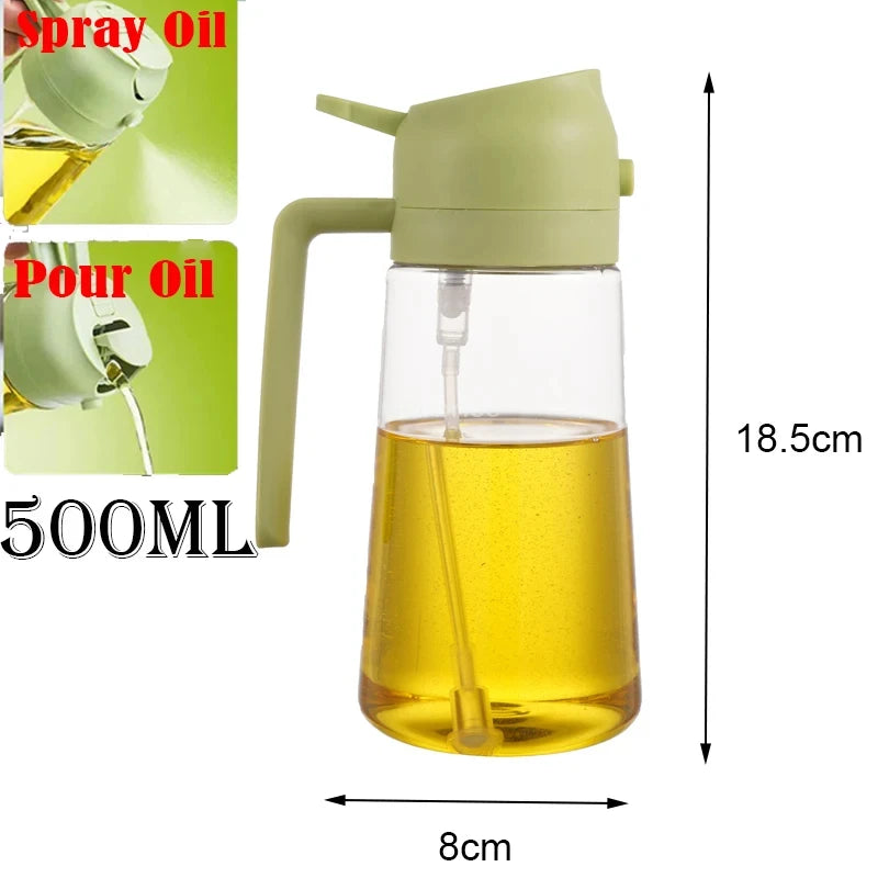 Garrafa de spray para pulverizador de óleo produtos de cozinha dispensador de óleo atomizador para cozinhar garrafa de cozinha para cozinhar saudável cozimento