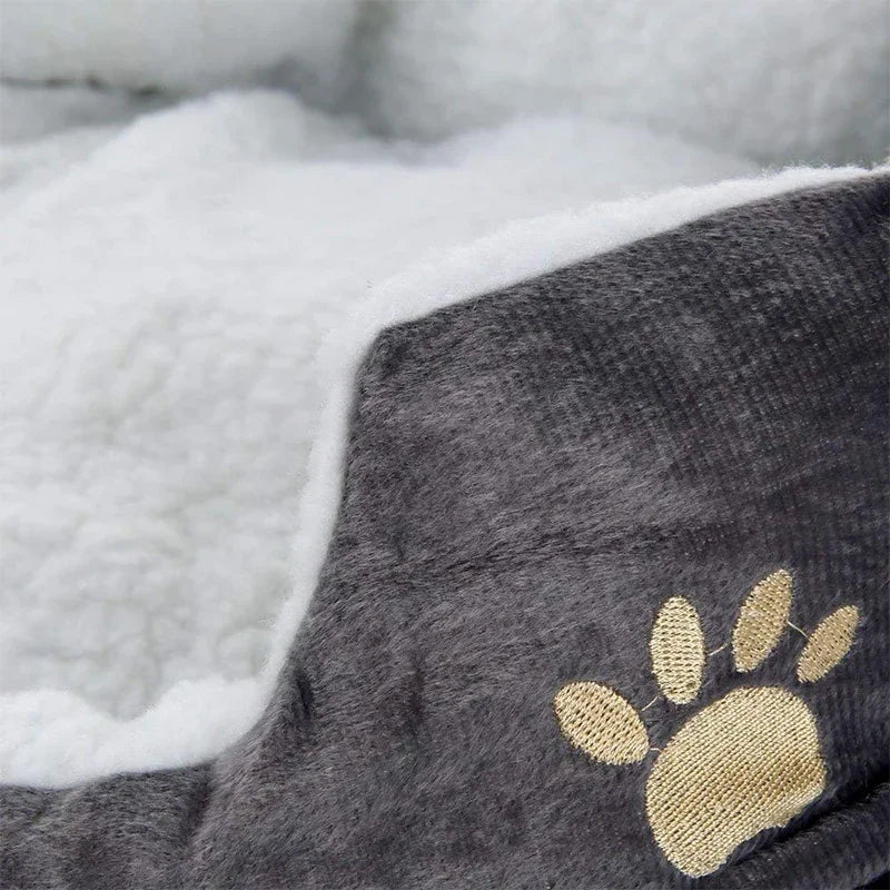Cama para Cachorro Cama para Gato Camas para Animais de Estimação com Cama de Caverna para Cachorro de Algodão PP Espesso e Sofá Adequado para Pequenos Filhotes de Cachorro e Gato