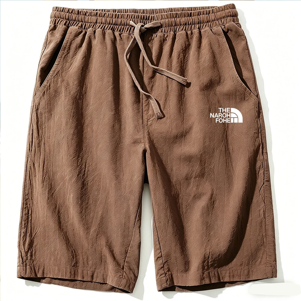 Shorts Masculino Algodão e Linho - Leve Respirável Estilo Praia