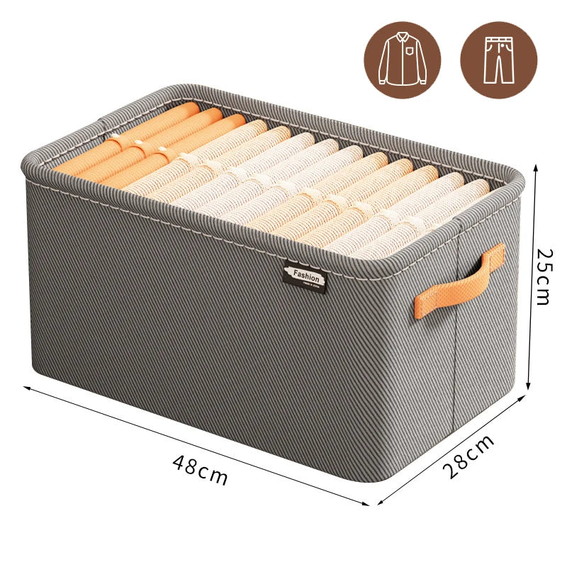 Organizador de Roupas Espesso, Armários para Calças e Suéteres, Organizadores de Gavetas, Caixa de Armazenamento para Jeans, Armários para Armazenamento de Roupas