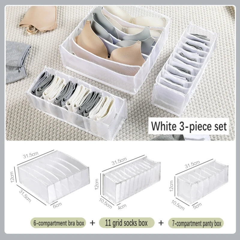 organizador de roupas íntimas armários de roupas  organizadores de armário de caixa  gaveta dobrável para organização doméstica e prateleira para armazenamento de sutiãs no quarto
