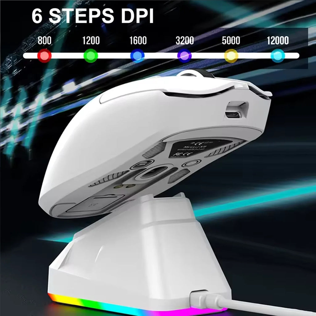 2026 NOVO X11 Bluetooth Sem Fio  Mouse 3 Modos Tela Sensível ao Toque Base Magnética de Carregamento Ultra-Leve Mouse Gamer Macro Base Magnética