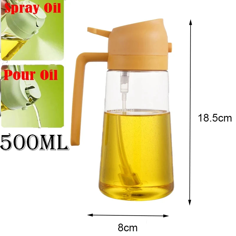 Garrafa de spray para pulverizador de óleo produtos de cozinha dispensador de óleo atomizador para cozinhar garrafa de cozinha para cozinhar saudável cozimento
