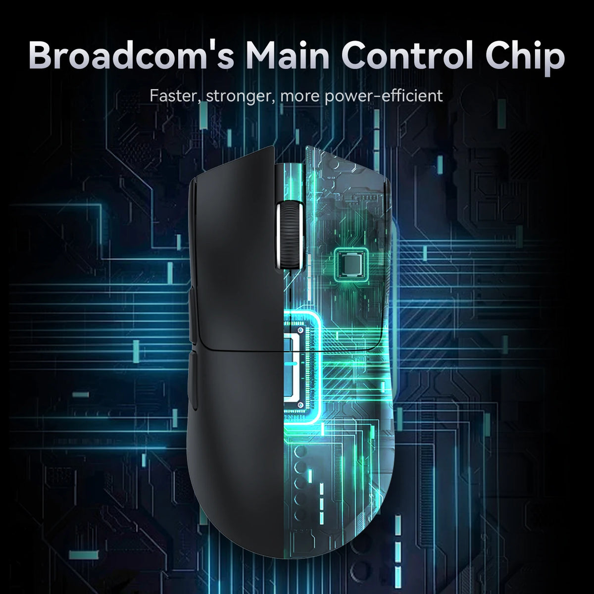 Mouse Sem Fio Bluetooth Attack Shark X11 Três Modos 2.4G PAW3311 RGB Dock Magnético para PC, Mouse para Jogos e E-sports