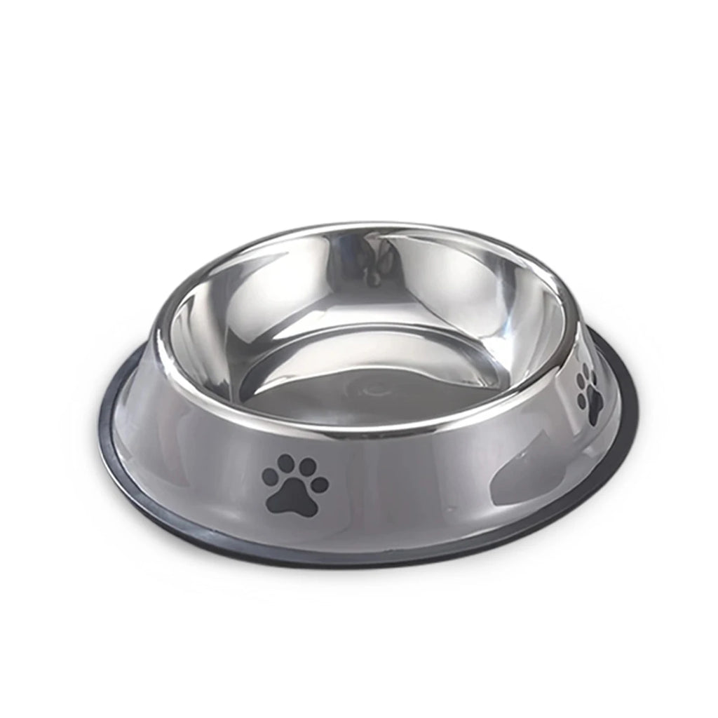 Comedouro Aço Inox Pet - Multi-Especificação Antiqueda Cães e Gatos