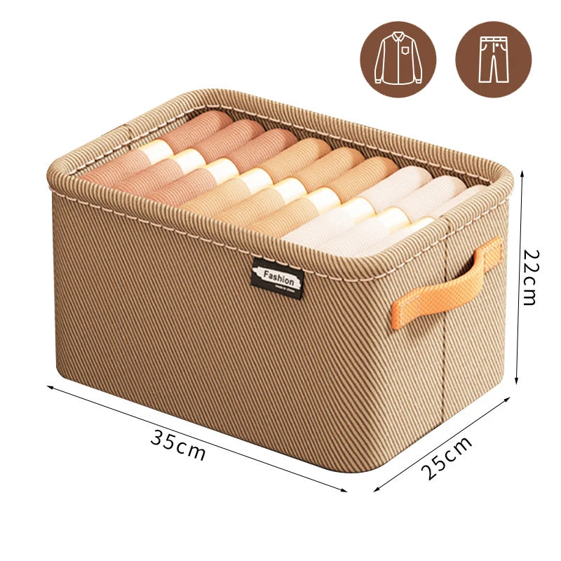 Organizador de Roupas Espesso, Armários para Calças e Suéteres, Organizadores de Gavetas, Caixa de Armazenamento para Jeans, Armários para Armazenamento de Roupas