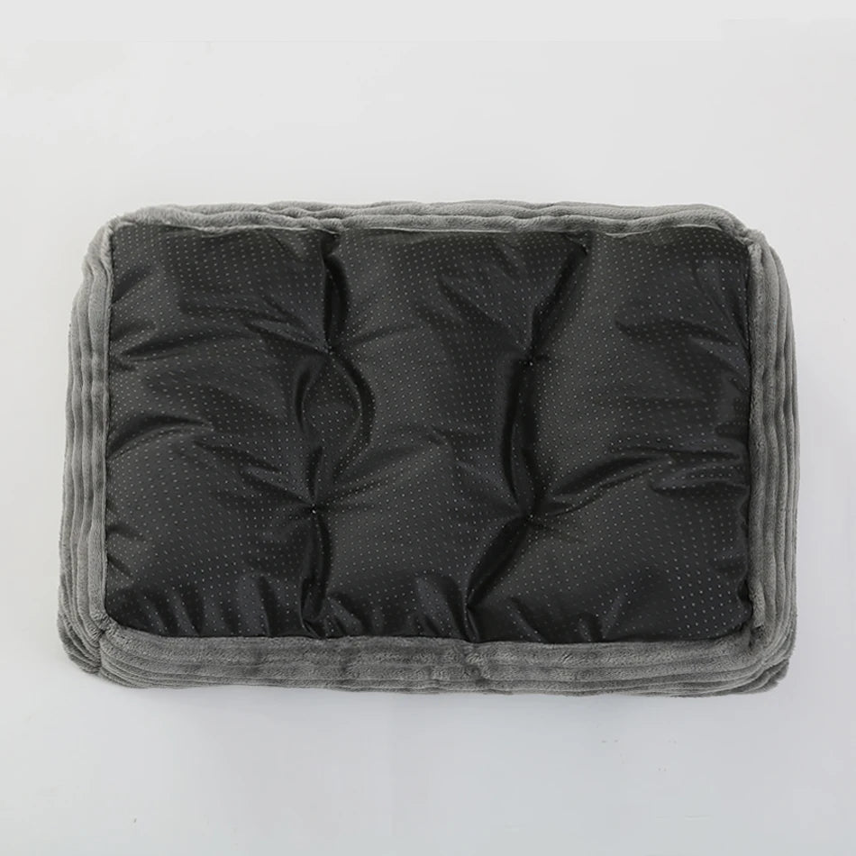 Cama Pet Quadrada Pelúcia - Sofá Confortável para Cães e Gatos
