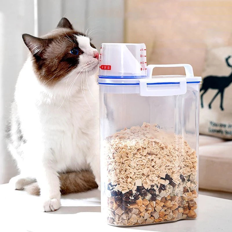 Recipiente Hermético 1.5-2kg para Ração de Cães e Gatos - Anti-Umidade
