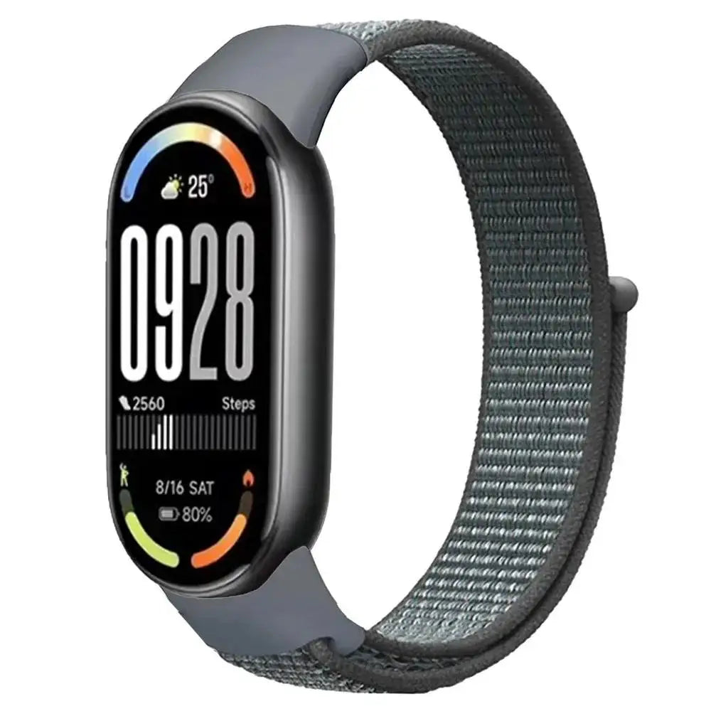 Pulseira Esportiva Nylon Xiaomi Mi Band 8/9/10 NFC - Acessório Smartband