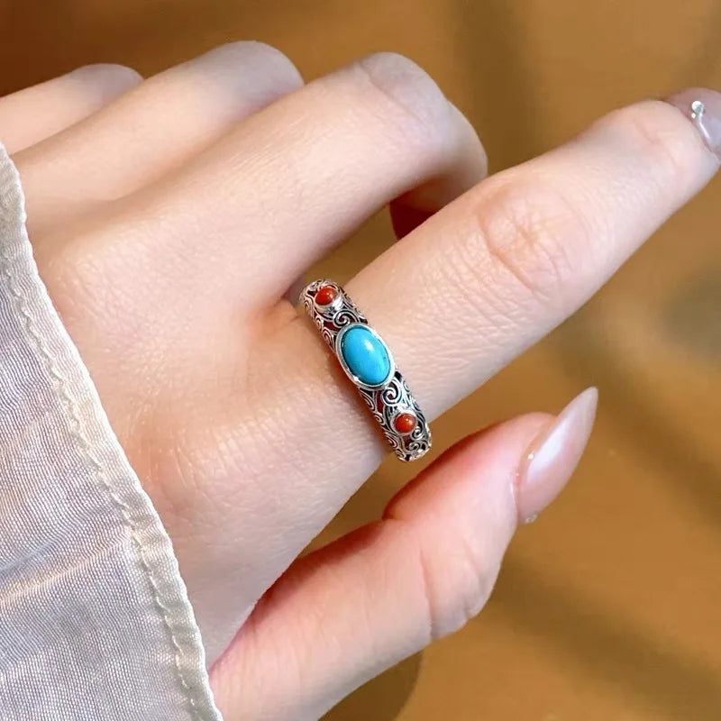 Anel Prata 925 Vintage Feminino - Zircônia Brilhante Noivado