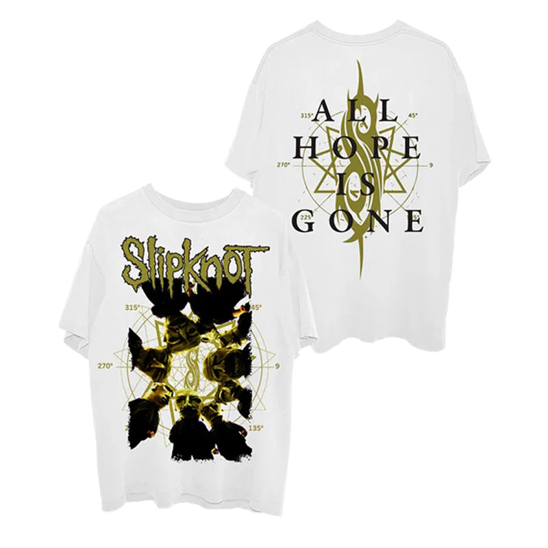 Camiseta Slipknot Gótica 100% Algodão - Estampada Streetwear Unissex
