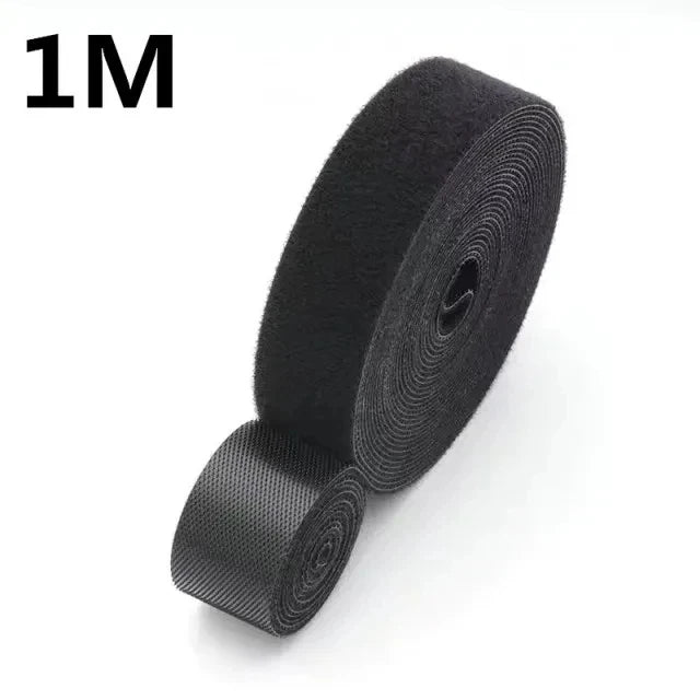 Cabo Organizador Enrolador De Fita, Gerenciamento De Fios, Fone De Ouvido, Cabo Do Mouse, Gravatas Protetor para iPhone, Xiaomi, Samsung, 1 m, 5m