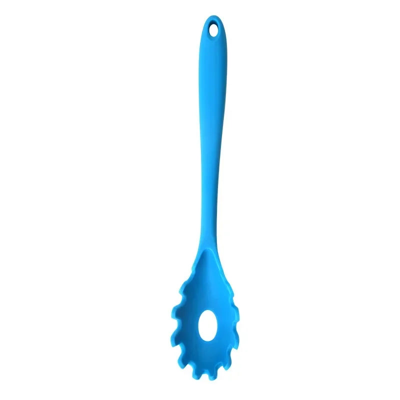 Escumadeira de Silicone Cabo Longo - Colher Coador para Macarrão