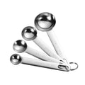 Colheres Medidoras em Aço Inox - Kit 4/6/7/8 Peças com Régua para Cozinha
