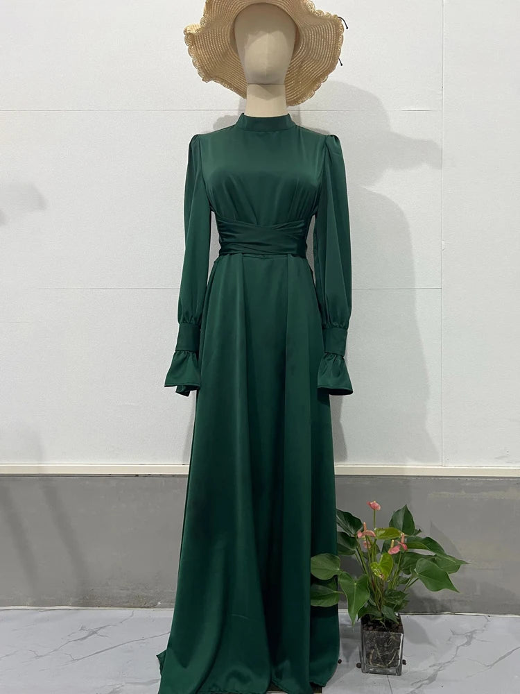 Vestido Maxi Feminino Elegante com Babados - Longo Patchwork Festa
