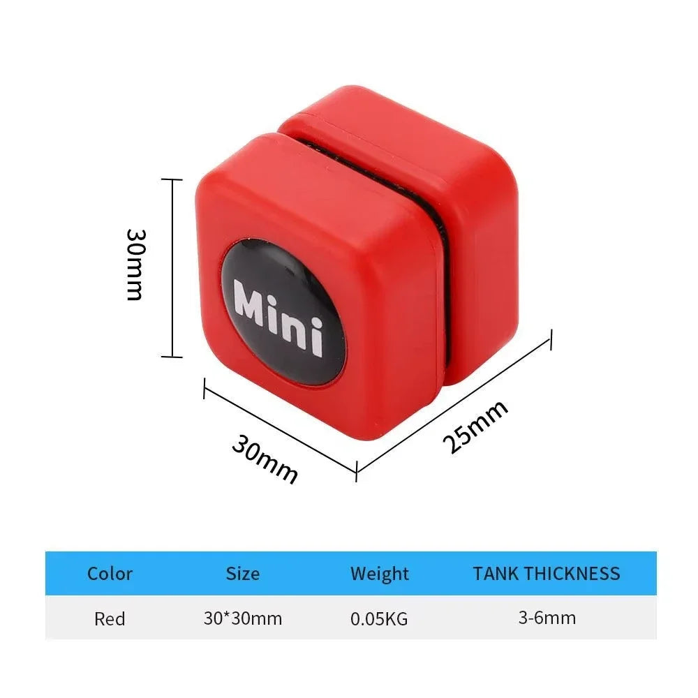 Mini escova magnética quadrada para aquário, limpador de vidro resistente a arranhões, escova magnética para aquário pequeno, tanque de peixes