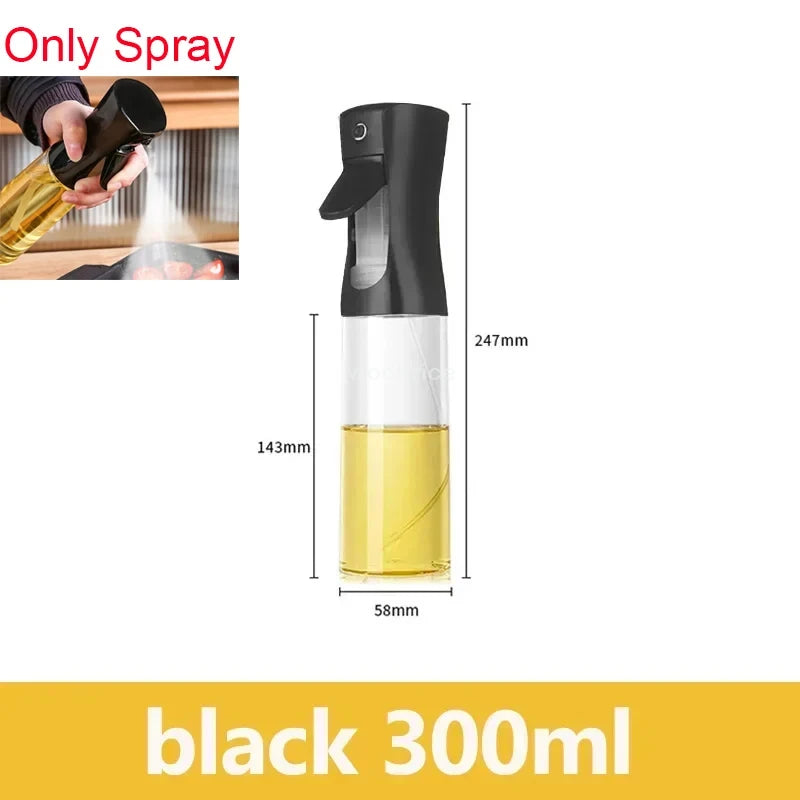 Garrafa de spray para pulverizador de óleo produtos de cozinha dispensador de óleo atomizador para cozinhar garrafa de cozinha para cozinhar saudável cozimento