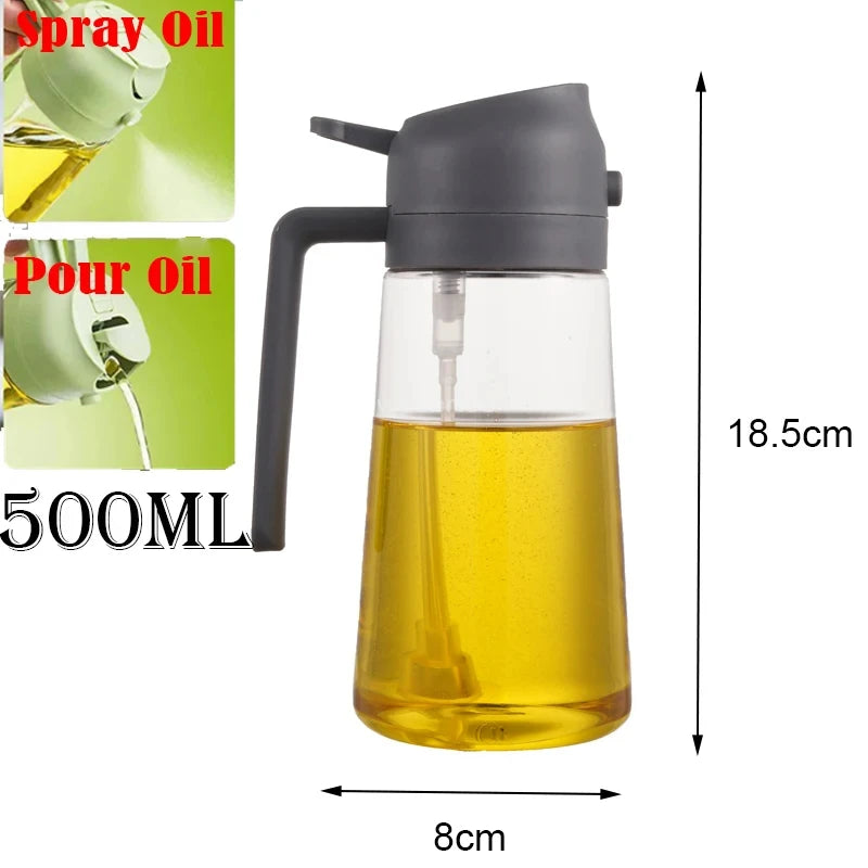 Garrafa de spray para pulverizador de óleo produtos de cozinha dispensador de óleo atomizador para cozinhar garrafa de cozinha para cozinhar saudável cozimento