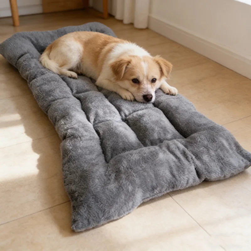 Cama Extra Grande Pelúcia para Cães - Sofá Espesso e Macio