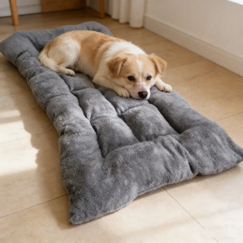 Cama Extra Grande Pelúcia para Cães - Sofá Espesso e Macio