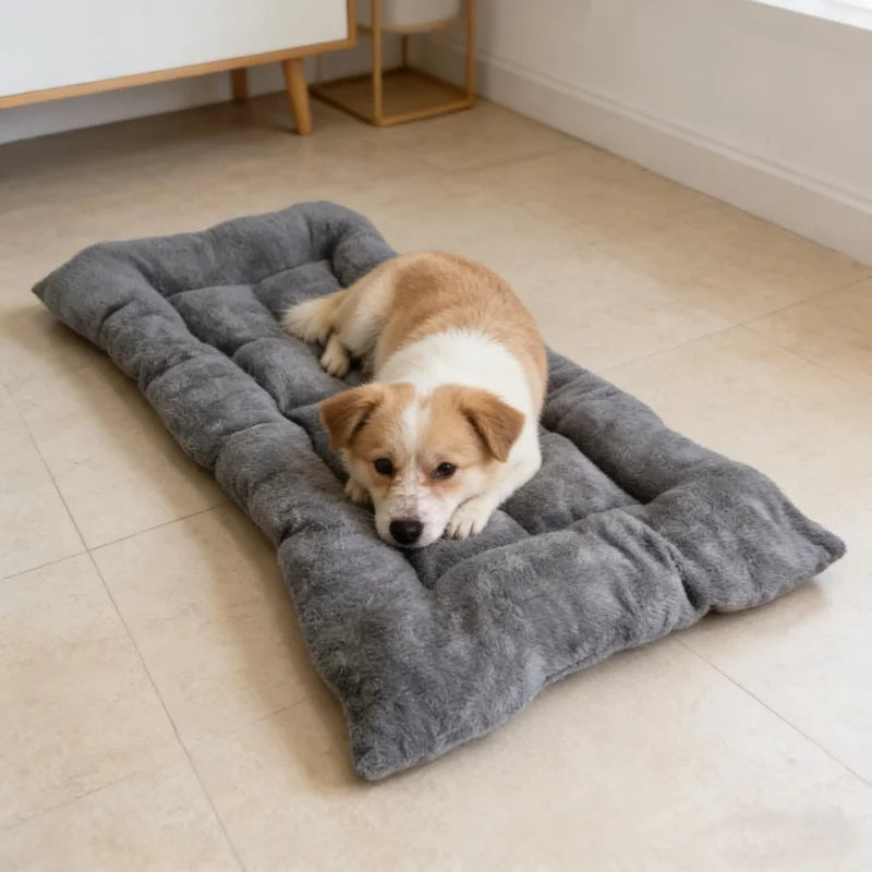Cama Extra Grande Pelúcia para Cães - Sofá Espesso e Macio