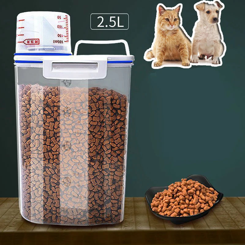 Recipiente Hermético 1.5-2kg para Ração de Cães e Gatos - Anti-Umidade