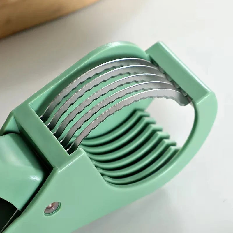 HooFun Ferramentas de cozinha de aço inoxidável, fatiador de vegetais e frutas, multifuncional, fatiador de salada, acessórios de cozinha